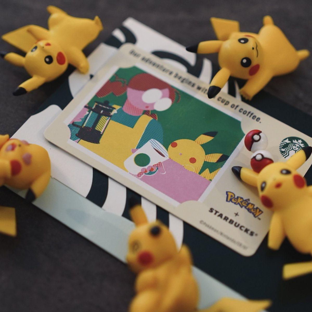 aramatake's tweet photo. スタバ×ポケモン.ᐟ.ᐟ
支払いの画面かわいくなった https://t.co/JRoetdBnvC