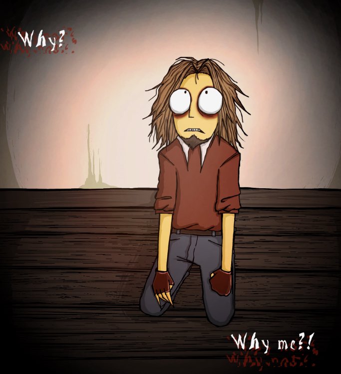 lobotomycel's tweet photo. Why me #postal1997 https://t.co/njIWvukTWz