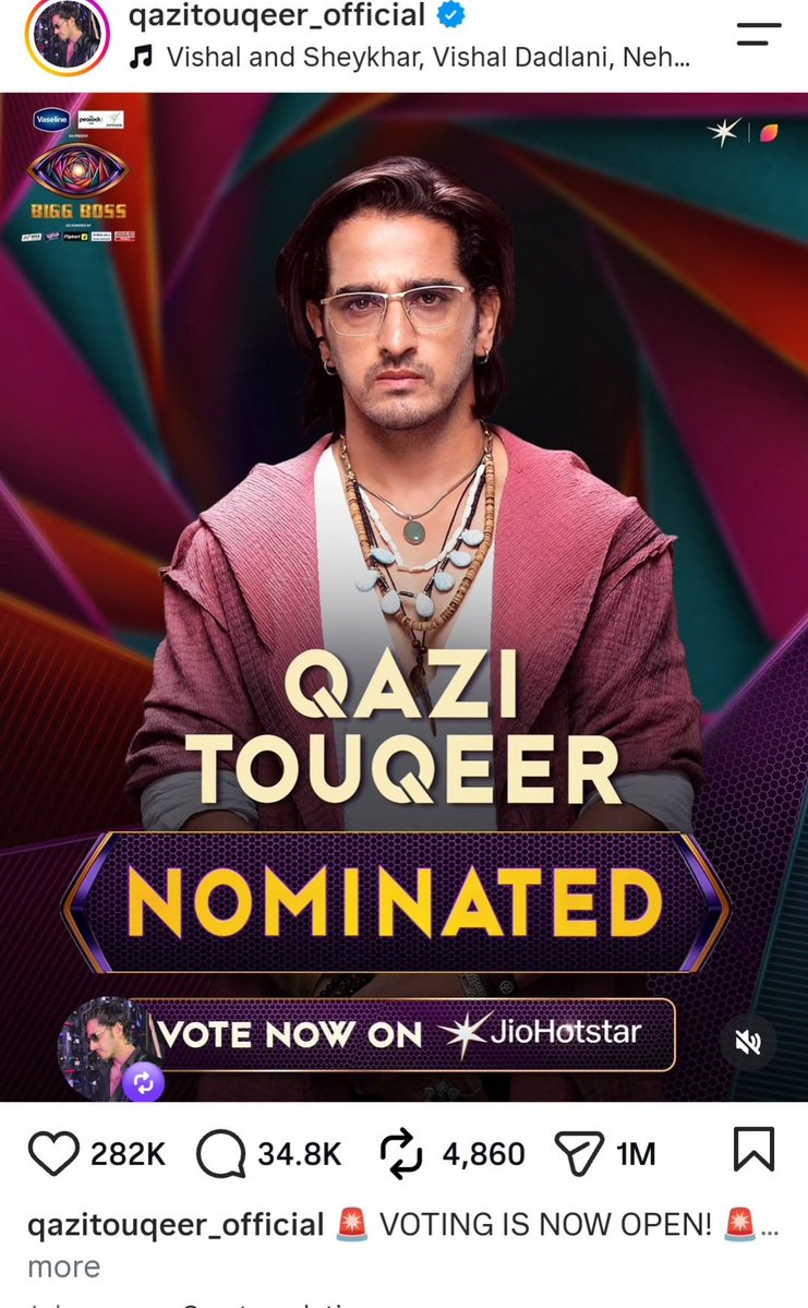 Leo_RmFc's tweet photo. Freakin 1 Million shares 🤯🔥

Qazi fever is on different level 😭

#QaziTouqeer #BiggBoss20 https://t.co/rfrASVglk3