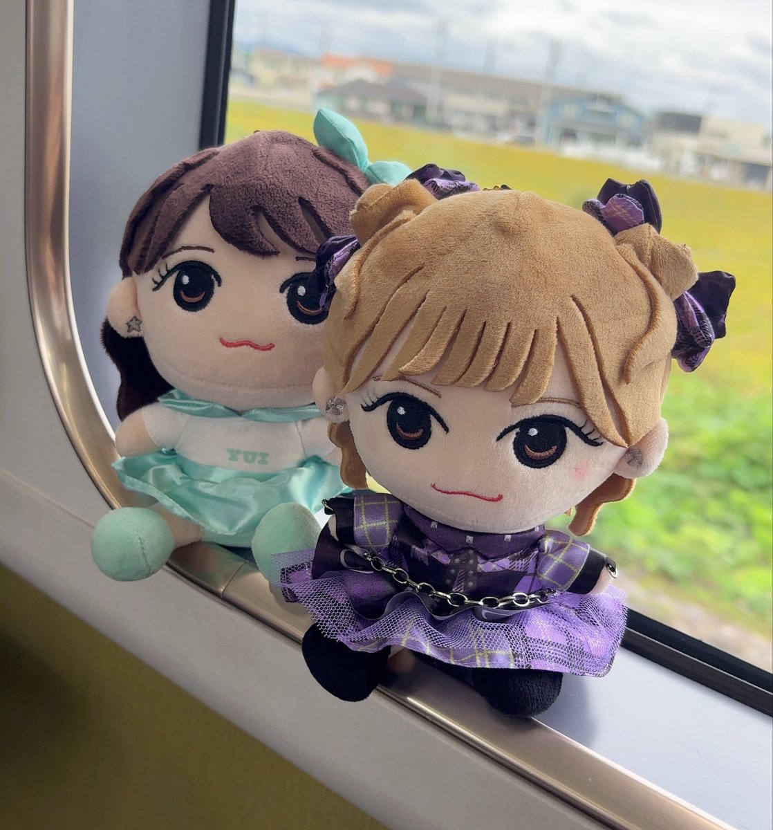 maplechacha's tweet photo. あまね不在のSSAもぬい連れてったので、
るなぴも連れてきた〜🫶💜 https://t.co/1leyxVVFaZ