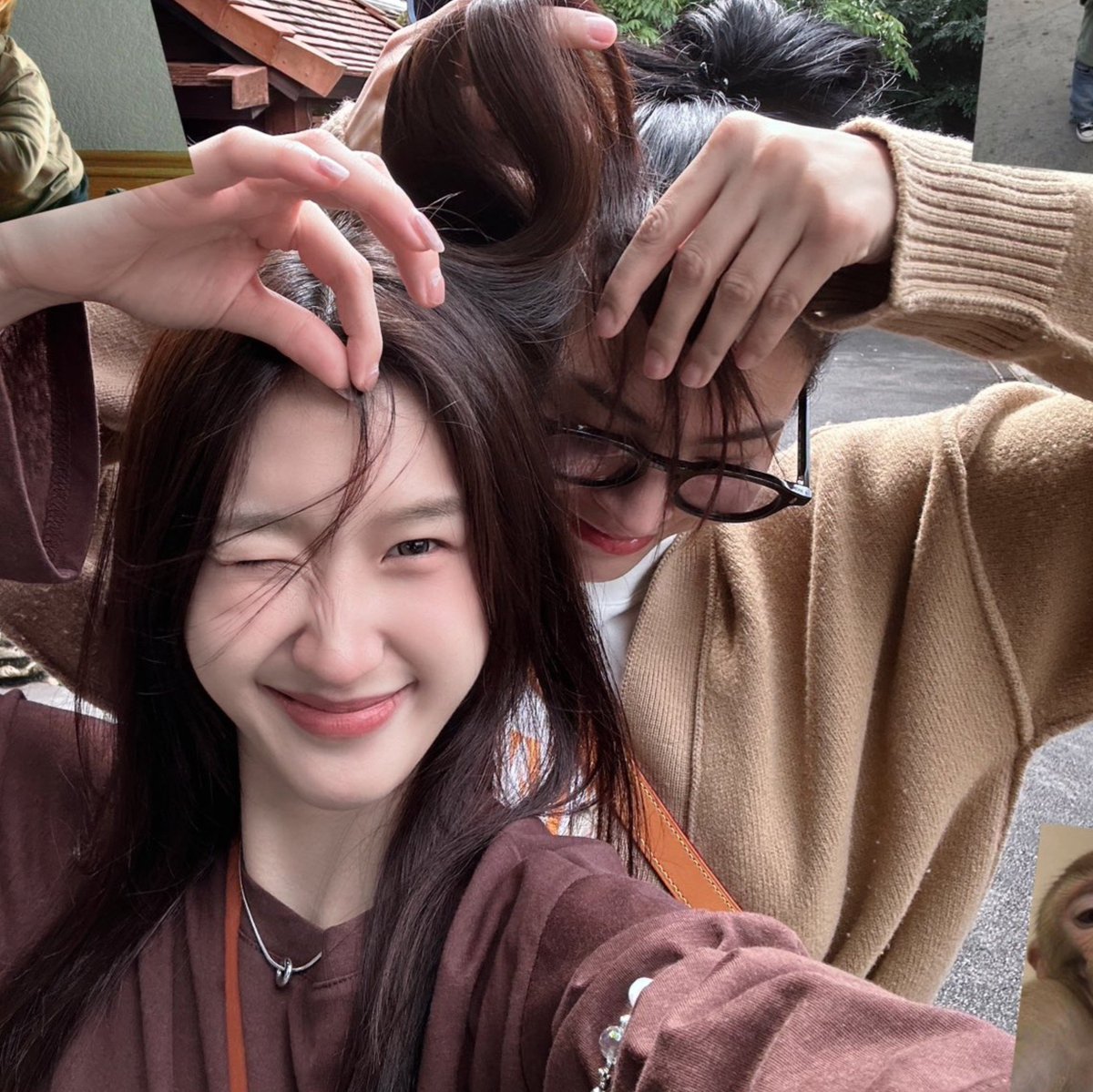 ning_z05's tweet photo. That photo brought back many memories.🥹🤏🏻
(Our first public photo together) 

#FayeAtom #AtomPariya #FayePeraya https://t.co/50tTXVpSJn