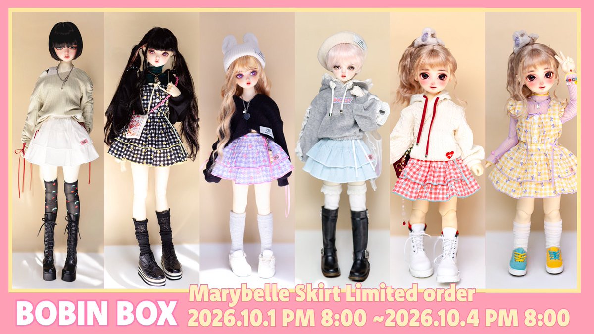 milborisong's tweet photo. 마리벨 스커트 소량 오더
2026.10.1 pm8:00~10.4 pm8:00

컬러 : 무지백색, 무지소라 
          (체크) 연보라, 코랄핑크, 노랑, 검정

사이즈 : msd~얇은허리미니
             DSD
             SDGR~SD16

https://t.co/8s8hBWlyOM
위 링크에서 확인부탁드립니다
감사합니다❤️ https://t.co/G3V5ATA68Q
