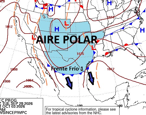 InfoMeteoro's tweet photo. 💠YA VIENE EL #FrenteFrío1 A MÉXICO

⛈️El primer frente de la temporada está ingresando en el norte del país, ocasionando intensas lluvias y tormentas próximos 3-4 días entre Coah, NL, Tamps >75 mm 

🌡️El aire polar REFRESCARÁ el norte-noreste el fin de semana, apoyando al #TemporalLluvioso en el centro-oriente

PENDIENTES‼️