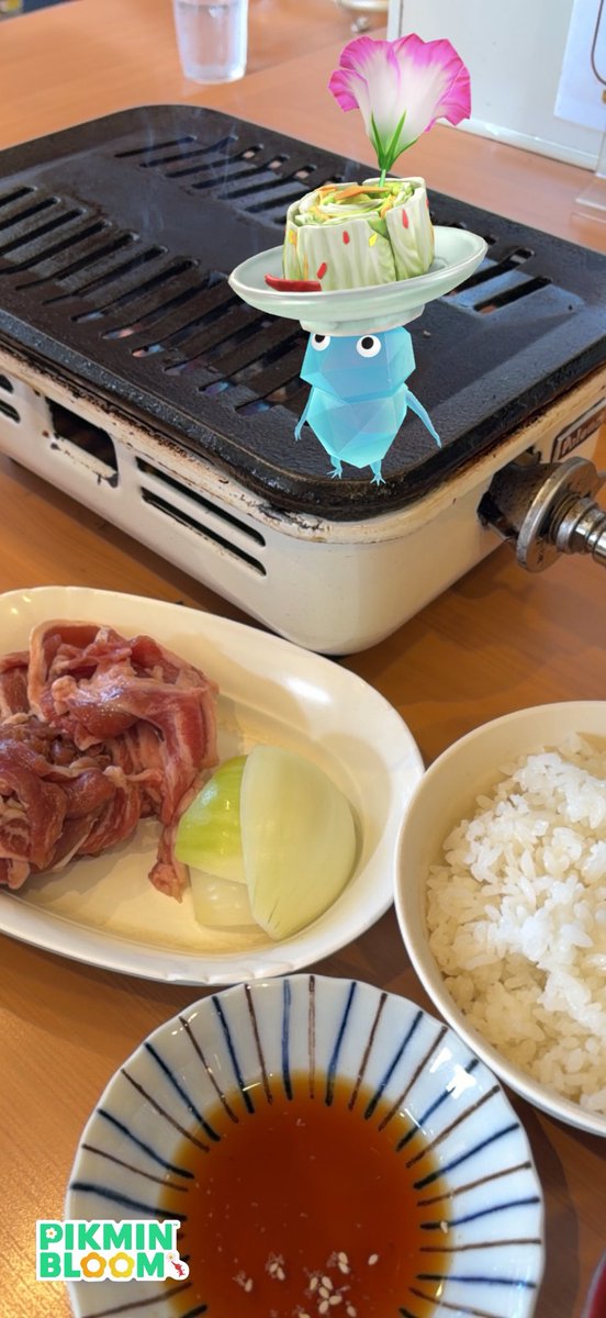 miro_pb7's tweet photo. 当別町 『いとうじんぎすかん』にて🥩

おーい、そんなとこで寝てたら溶けちゃうよ〜🧊🫠

ジンギスカン定食美味しかった😋
#ピクミンブルーム
#いとうじんぎすかん https://t.co/vP7j5LI9Pt