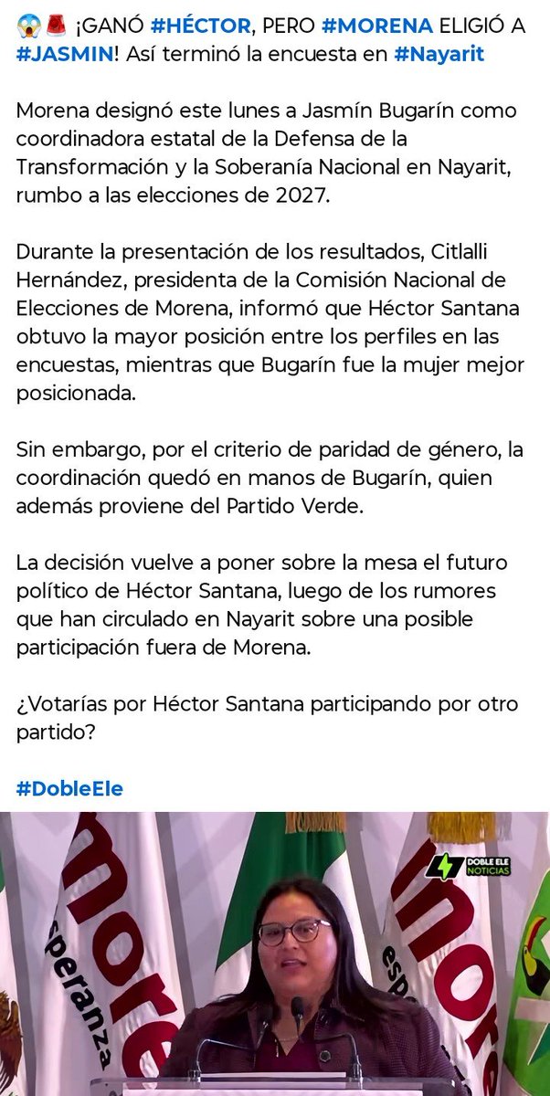 Esteban25323015's tweet photo. La gente no la eligió, pero como quiera @CitlaHM la acomodo sin que tuviera el respaldo del pueblo, así @PartidoMorenaMx va a perder todo si siguen vendiendo las candidaturas https://t.co/mpLbfw4G1B
