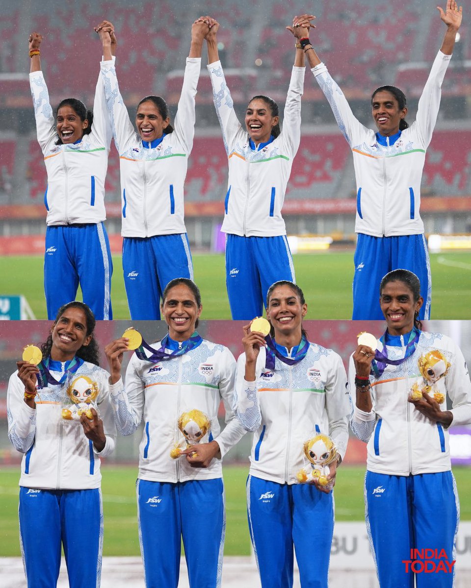 Keerthana4VNR's tweet photo. Heartiest congratulations to our champions at the Asian Games!

A special salute to Tamil Nadu’s Vithya Ramraj and her teammates Kiran Pahal, M.R. Poovamma and Prachi Choudhary for their spectacular Gold in the women’s 4x400m relay.

Congratulations also to Vithya on her Silver in the mixed 4x400m relay and her record breaking Bronze in the 400m hurdles, and to all our Tamil Nadu athletes who have brought glory to the State and the nation.

My warmest congratulations to every Indian medallist from across the country. Every medal is a story of hard work, sacrifice and perseverance. You have made India proud and inspired millions of young Indians to dream bigger.