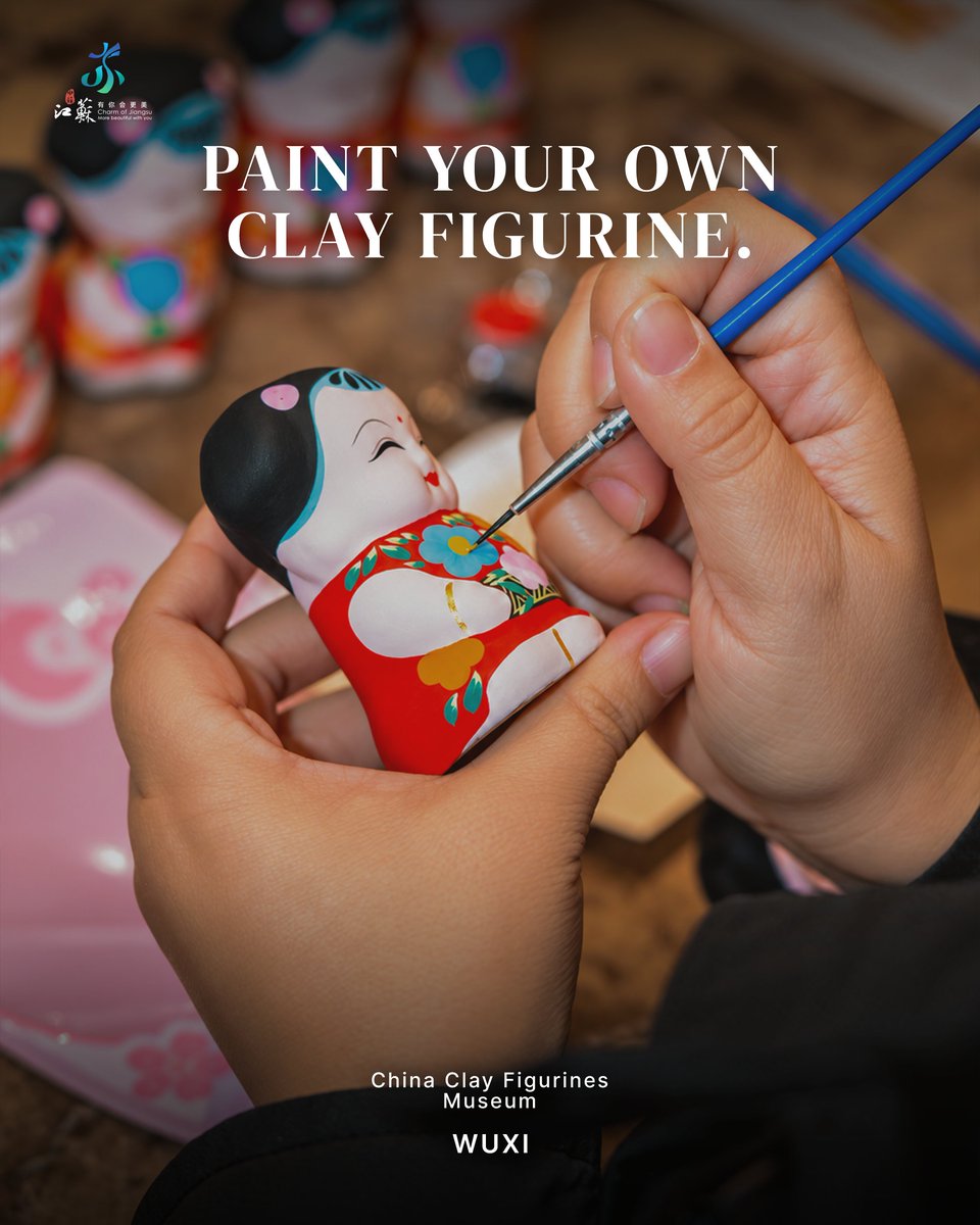 VisitJiangsu's tweet photo. National Day Five Senses | Touch
From painting clay figurines to shaping Zisha pottery, relaxing in bamboo forest hot springs and creating embroidery, experience Jiangsu through moments you can truly feel. https://t.co/xwBRItPsFr