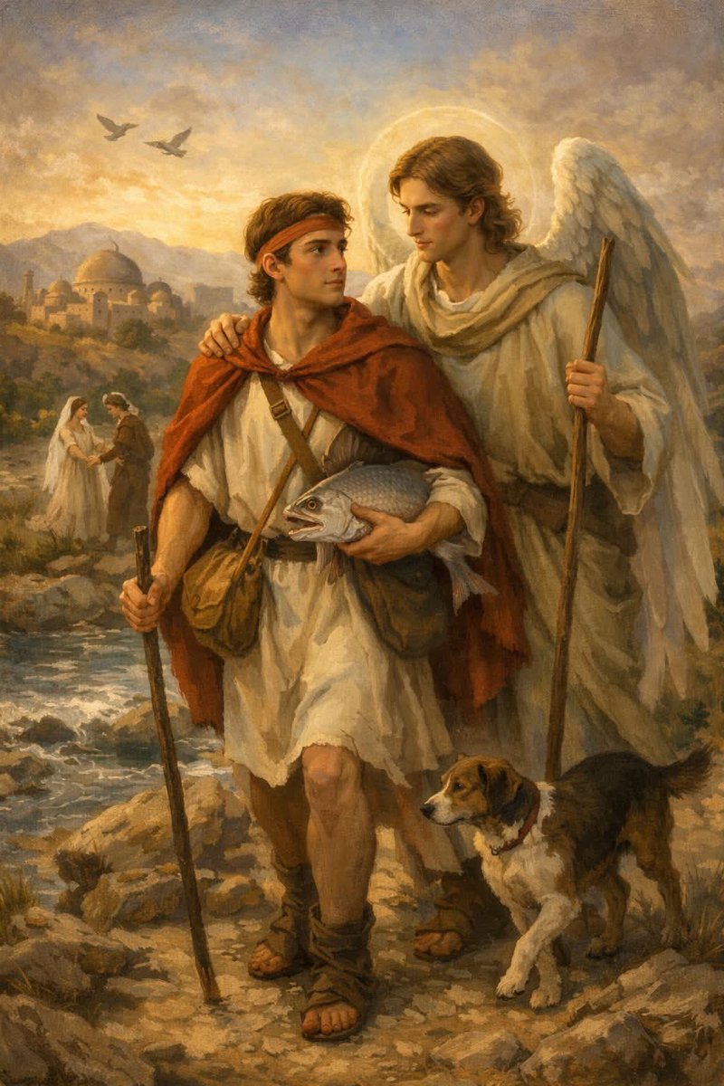 TatyEnVictoria's tweet photo. Hoy estuve leyendo Tobías 12 biblia de cómo se presentó el arcángel Rafael como un simple compañero de camino… y luego de ayudar a Tobit se reveló como un arcángel, muchas veces así llegan las personas a nuestra vida! Que bella enseñanza https://t.co/B0eqfCeobZ