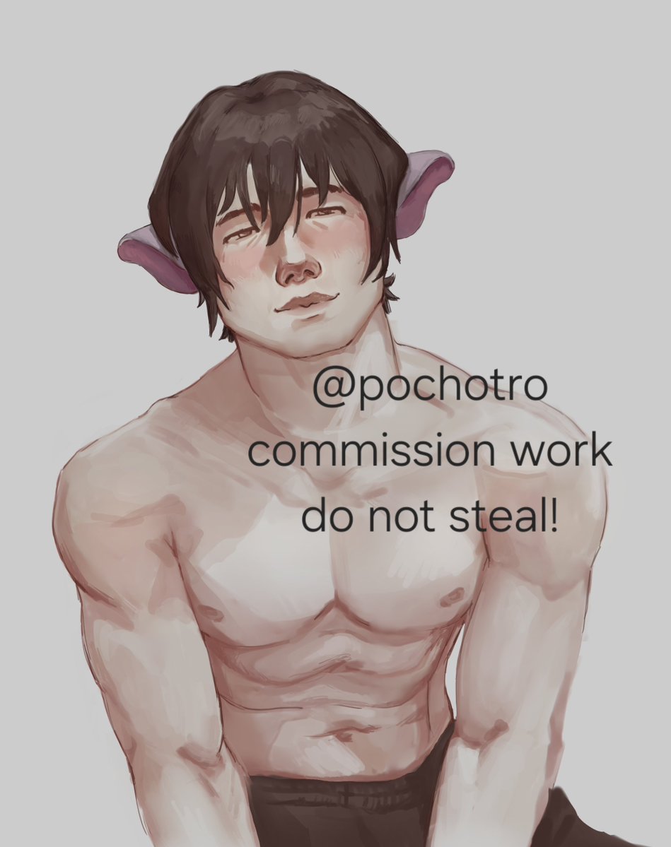 pochotro_'s tweet photo. @Juju_Onikawa Here's the last comm I've done eheh https://t.co/3MSngjMkUf