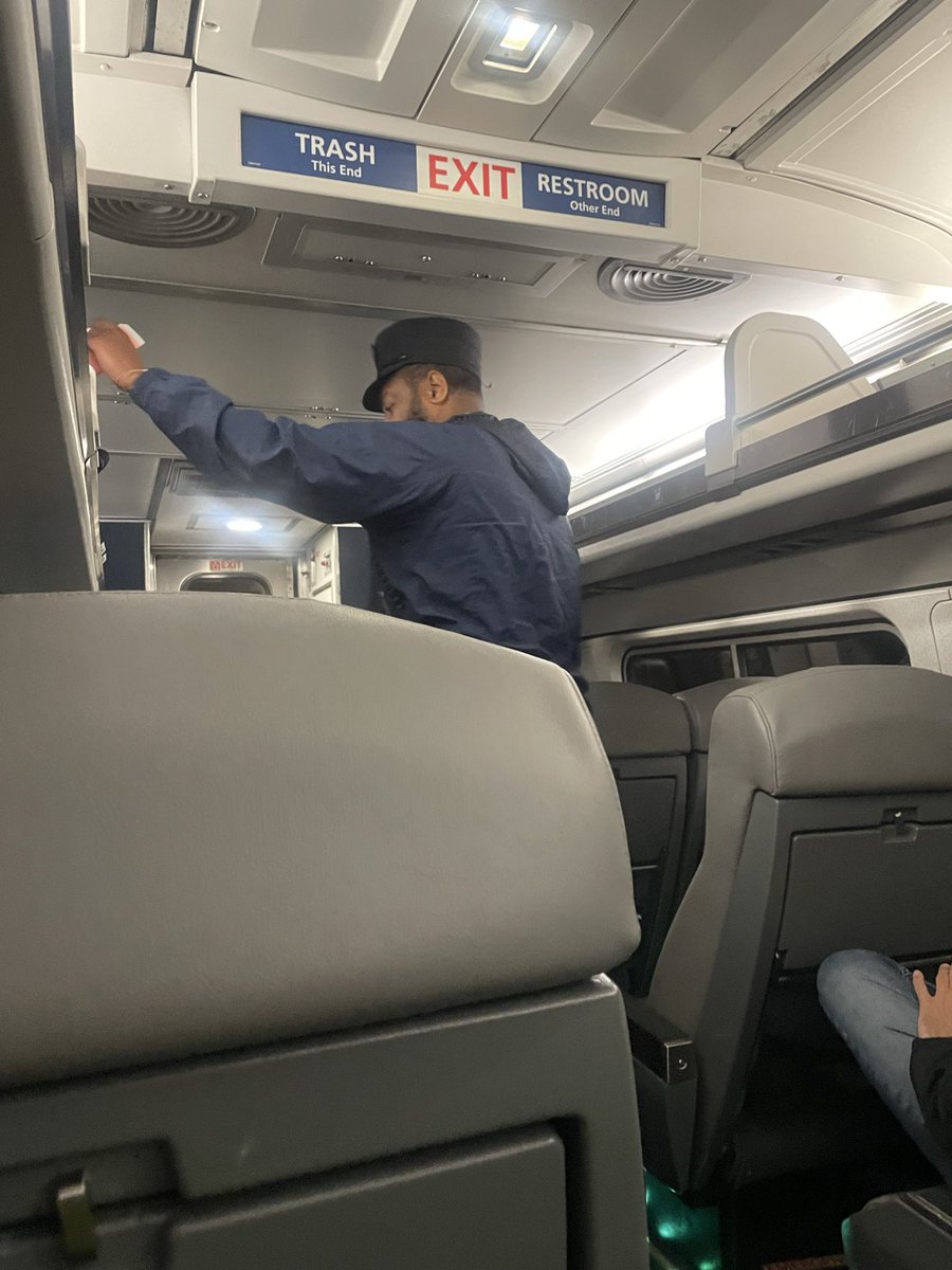 yve168's tweet photo. @Amtrak I’m on train 198 coming from Philadelphia and the conductor is a total rude incompetent guy https://t.co/HqOcaVA9l9