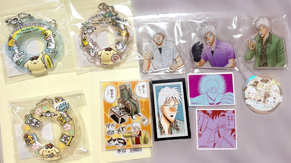 miruton2525's tweet photo. アカギ28回忌ポップアップ知人に買ってきてもらった🥹感謝の巻🥰アニメイトで予約してたデイダラ！！カンクロウもグッズ出してー！ https://t.co/0LqHmCMTXF