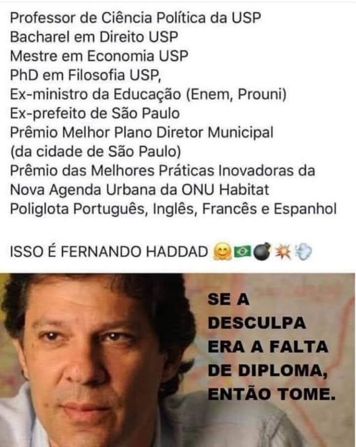 TheodorCarvalho's tweet photo. Meu candidato a governador do meu estado tem um currículo impecável e o seu ??? https://t.co/1mKYfBQ3gE