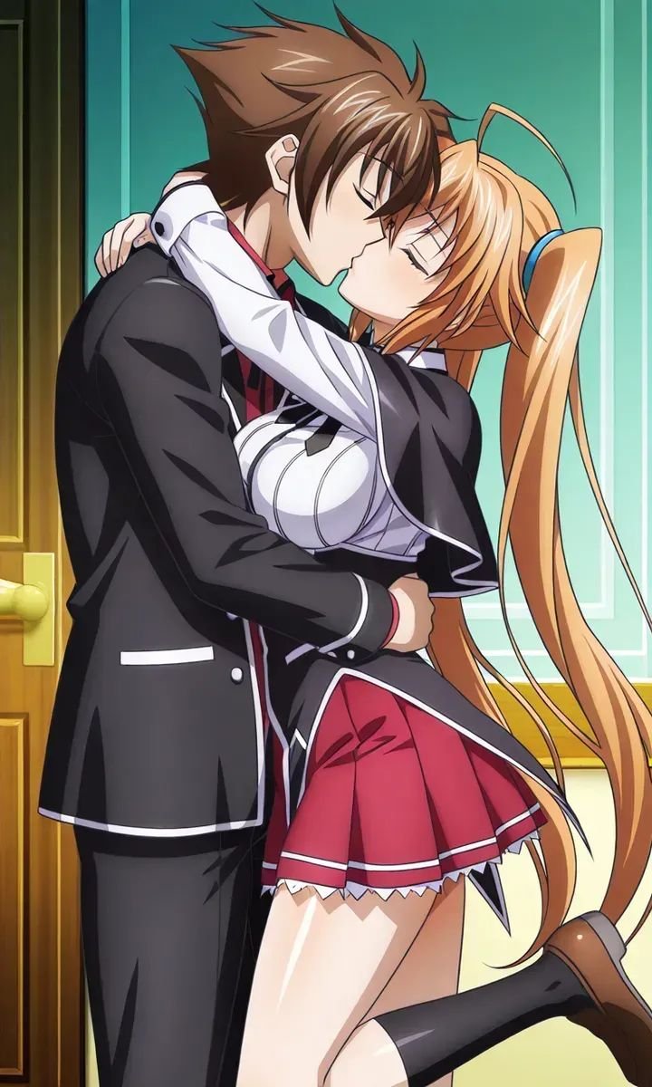 Frases_y_cielos's tweet photo. Unos buenos besos de regalo para Irina Shidou 💕😍🥳 
Issei-kun sabe lo que hace 😏
#anime #HighSchoolDxD #waifu #fanart https://t.co/24ISvAxeBo