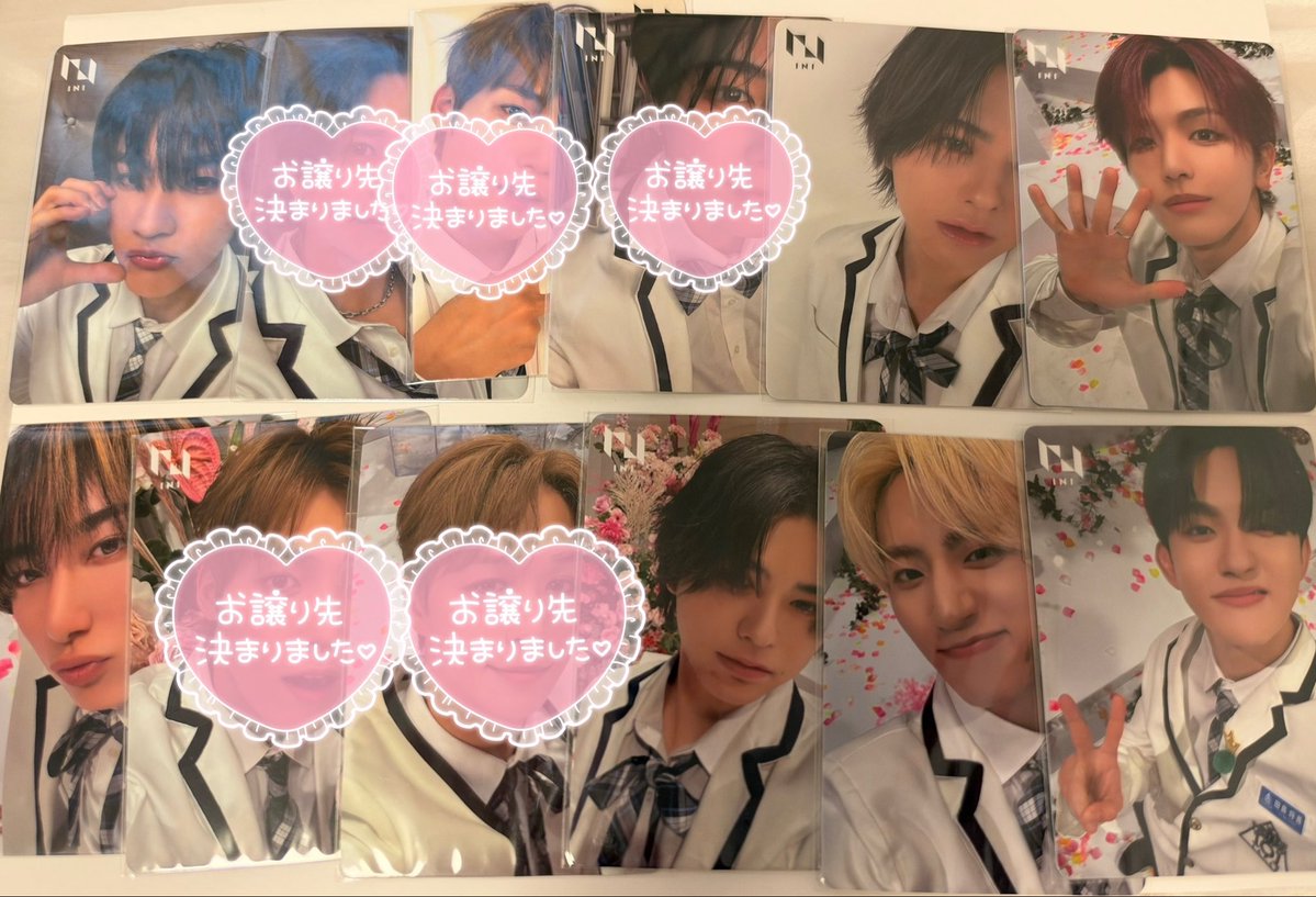 ru_ichan00's tweet photo. @0
INI ANTHEM トレカ
制服第1弾 第2弾 パルっすタワレコ 楽天 ラントレ おはよう 選出等

【譲】
画像のもの
尾崎 木村 後藤 佐野 シュウ 髙塚 田島 西 藤牧 松田(4枚目過去分もあり)

【求】
シリアル
リミスト　木村
缶バッチB　池﨑

郵送希望
お気軽にお声掛けください🧚

#INI交換 #INI求 #INI譲 https://t.co/2apqcmw4ly
