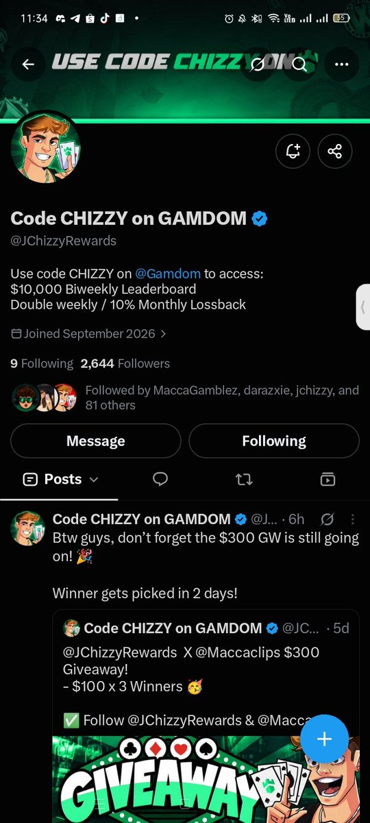 itsFifxxie's tweet photo. @Maccaclips @JChizzyRewards Done!

@theekuchhi @ohitsjhoanna @reezkitall_ https://t.co/MHeZvQkYPZ