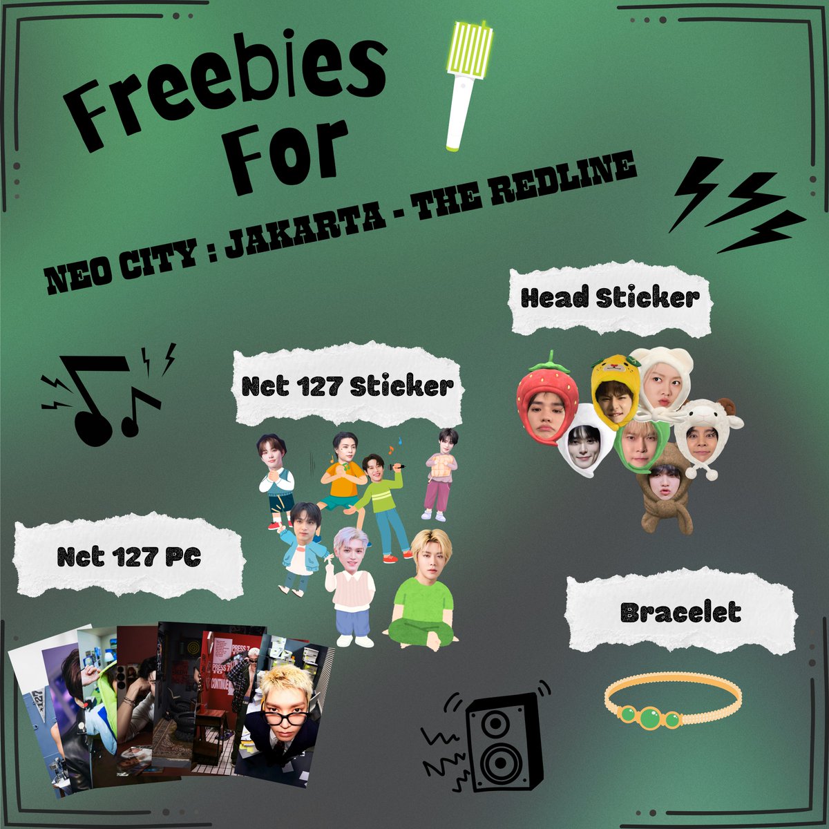 hattebiteu's tweet photo. Freebies for NCT127 The Redline in jakarta

📅 3 Oktober 2026
📍Indonesia Arena
🕛 TBA

#NCT127inJAKARTA #NCT127
#REDLINEinJAKARTA https://t.co/5WlrrNTSPz