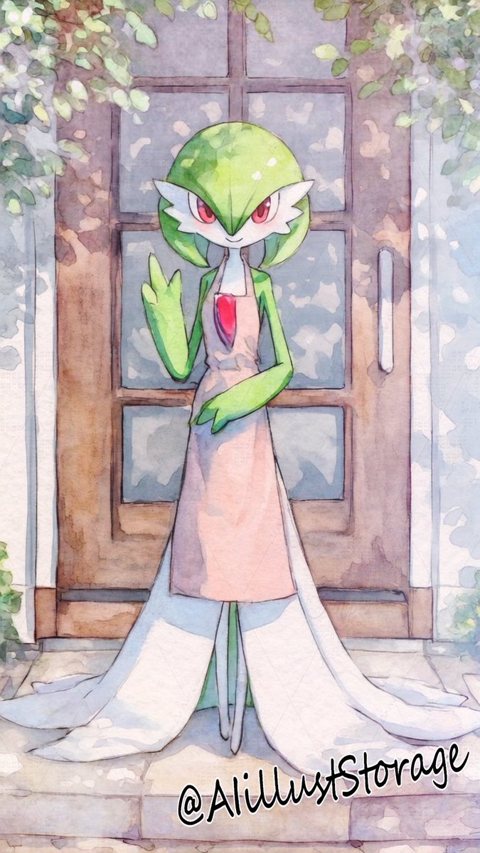 AIillustStorage's tweet photo. サーナイトが優しく微笑んでお見送りしてくれる朝☀️

#サーナイト #Gardevoir https://t.co/mEU00bNDkJ