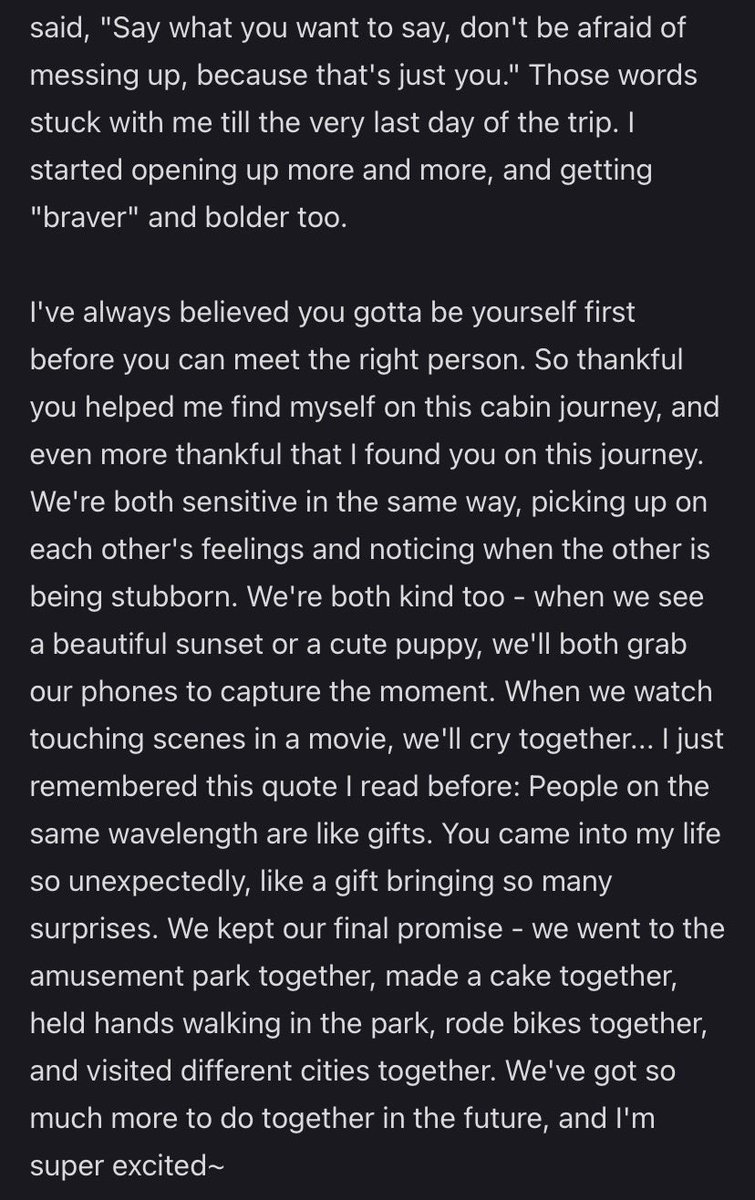 sapniii1's tweet photo. And here is Sisi's announcement speech! She just that cute quiet little girl that wanna try something new in her journey, but stumble into Yihang and everyone in the cabin was her biggest happiness in joining the show 🥹♥️ 

#HeartSignalS9 https://t.co/IC8EWQVTlm