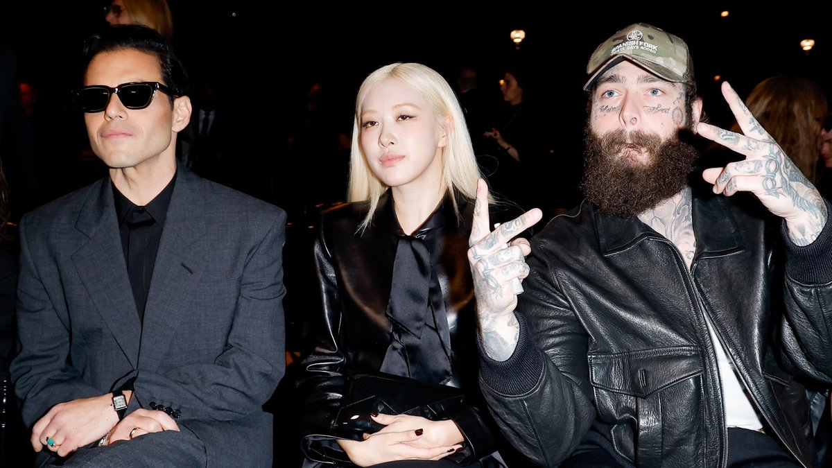 ComplexStyle's tweet photo. Post Malone, Rosé, and Rami Malek Among Saint Laurent's Celebrity Guests for Paris Fashion Week Details: https://t.co/lMiieXWqZ8 https://t.co/EmsgtPJ00w