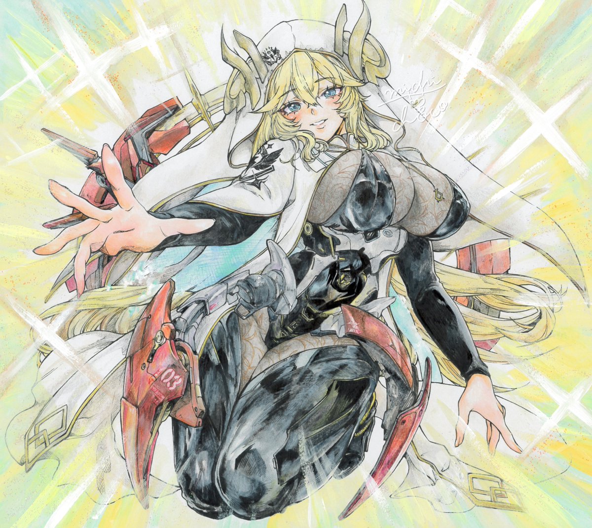 michikusa_choco's tweet photo. #今月描いた絵を晒そう #NIKKE https://t.co/1eSBED8pPA