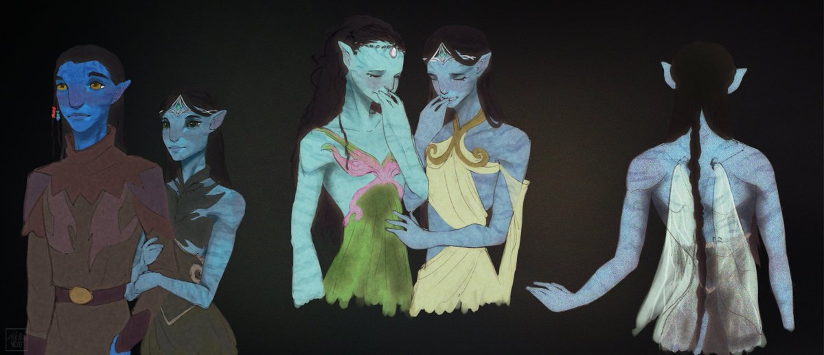 HongoAstral's tweet photo. En otro mundo, en otro tiempo, en la era de la maravilla...

#thedarkcrystal #avatar #loak #tsireya #navioc https://t.co/BHftG2KTtc