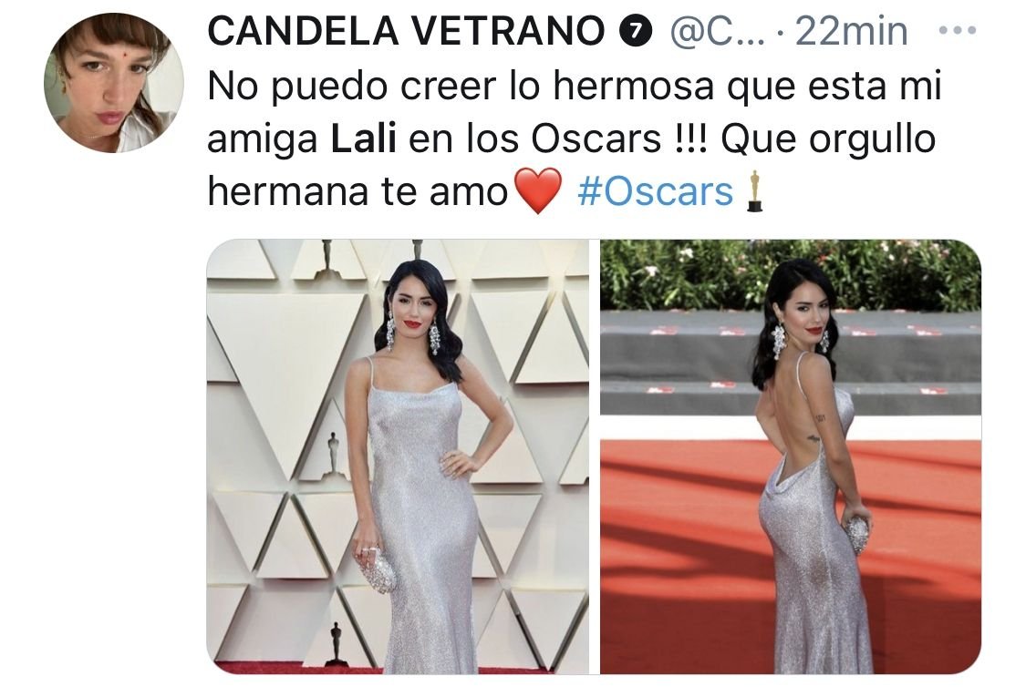 familiaespos's tweet photo. Cuando todo el fandom eligió ser un artista y boludear a la prensa con que lali habia ido a los oscar. https://t.co/4FmmFBmaFf