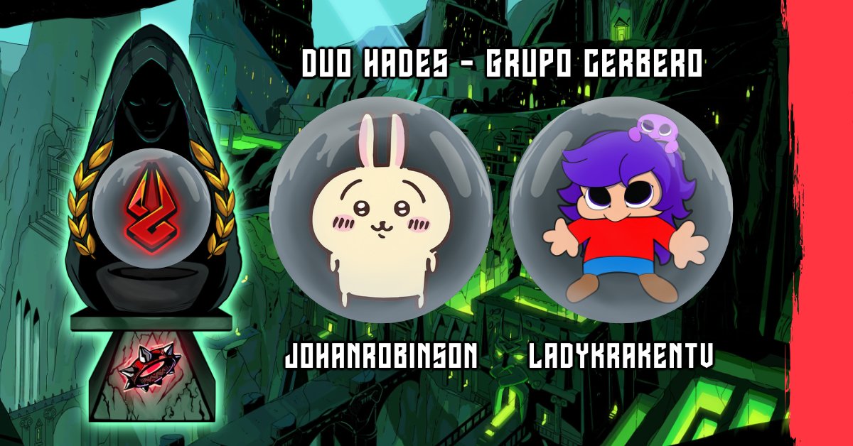 GhoztGarden's tweet photo. "¿Amas tanto la muerte que deseas experimentarla?"
¡¡Esa es el lema de nuestro cuarto dúo de #GARDENOFGODS!!
Aunque parezca que no rompen ningún plato, @Johaanxyz & @LadyKrakenTV están preparados para romper a sus enemigos en el campo de batalla
#BAPBAP #GhoztGarden https://t.co/FdIEmSzYA6