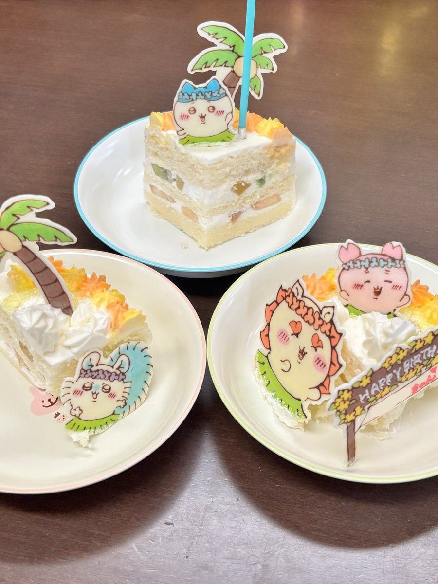 takousapyon's tweet photo. 切り分けるとこう
それぞれの推しを添えることが出来る https://t.co/oQRtVeatDz