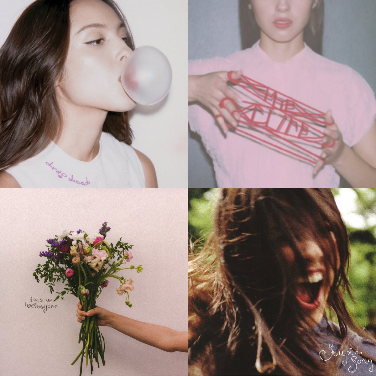 dropdeadOR's tweet photo. this era has the best 7” vinyl singles 🙂‍↕️🩷💐 https://t.co/MEwBVwoHei