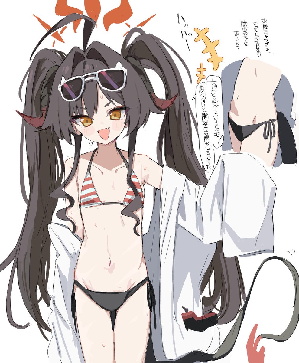 put_buri's tweet photo. 今月描いた絵を晒そう
 珍しく水着をたくさん描いた月だった！！ https://t.co/R9pD3mJ8F8