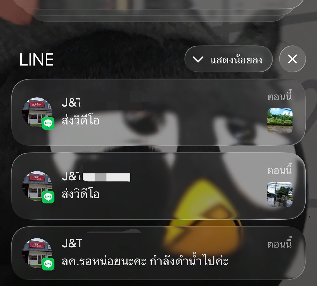 skamotoshi's tweet photo. ช่วงนี้ยังไปส่งของไม่ได้นะคะ พี่พนักงาน J&amp;Tแถวบ้านกำลังดำน้ำมาค่ะ https://t.co/l3Qi9YMD2m