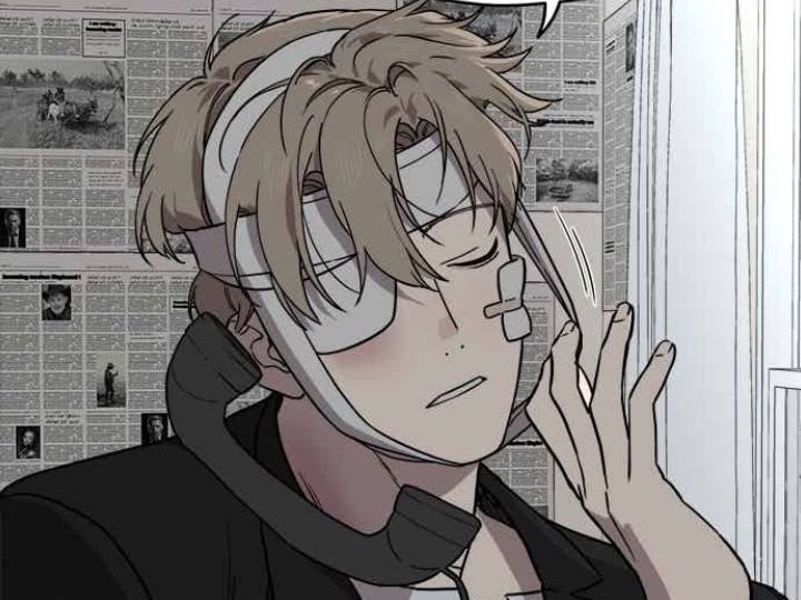 redmaiaa's tweet photo. It’s diabolical to see him so handsome even when he's hurt? https://t.co/xqDPT4ypui