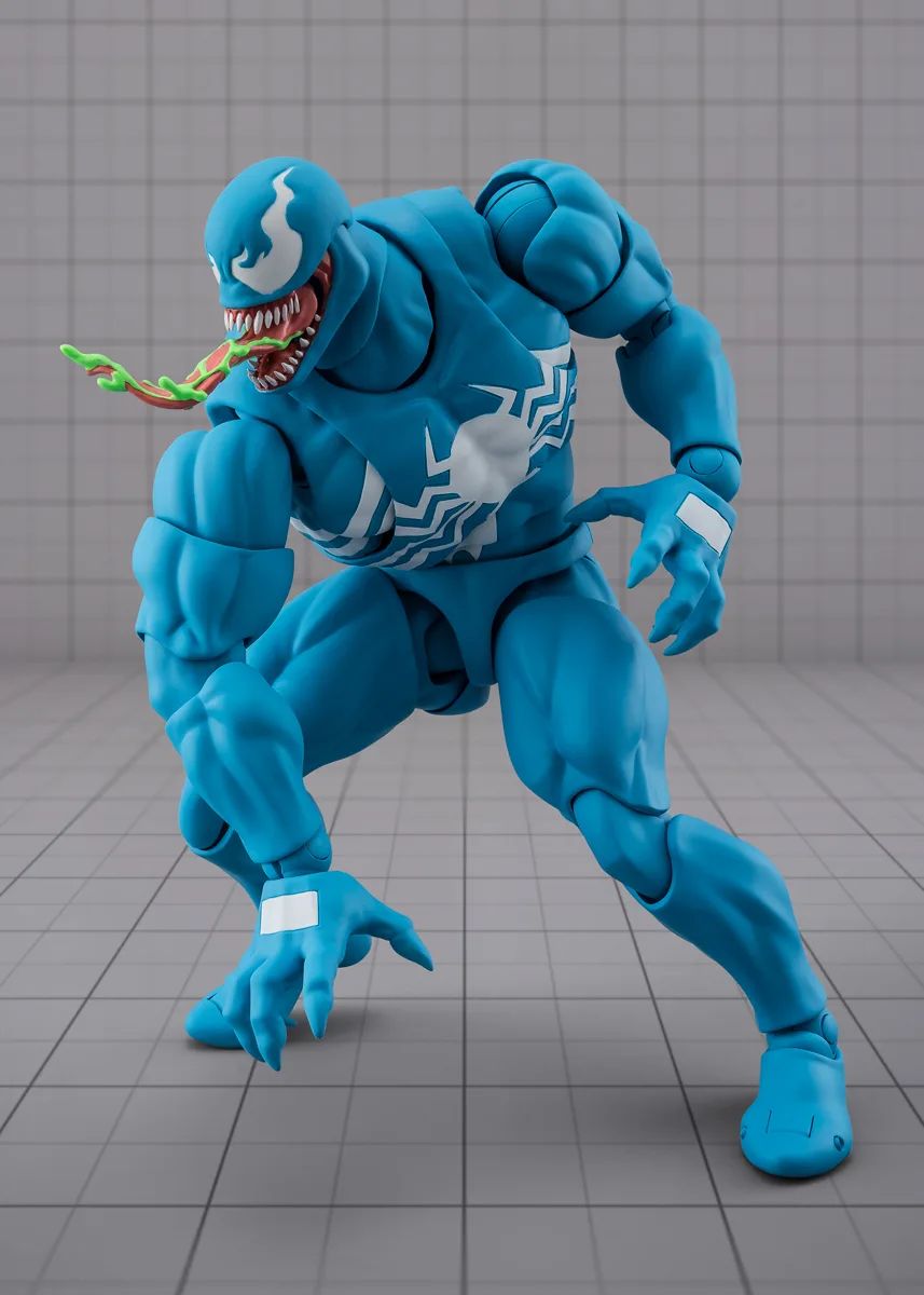 preterniadotcom's tweet photo. Bandai S.H.Figuarts Marvel Gamerverse Venom. Preorders open October 1st, ¥13,200 MSRP. https://t.co/ODTFWSsv6m