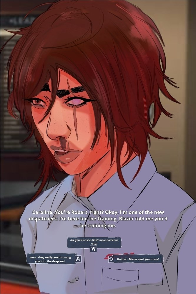 Nana_adraw's tweet photo. Are you Robert? I present to you Caroline, aka Holan, a former villain who started as a dispatcher at SDN β‘. Although I wonder about that scar over her eye. Which option would you choose?
#Dispatch #OC #ilustracion #ocdispatch #robertrobertson #invisigal https://t.co/PEqn4rFg72