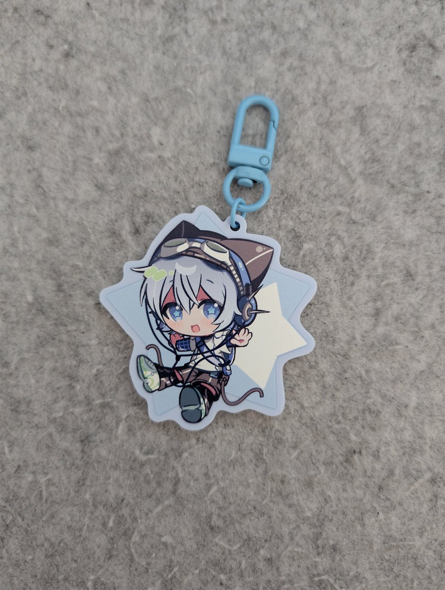 yuuuusername's tweet photo. he arrived!!! ty @tomyyy_404 for the sou keychain! 🩵 https://t.co/xIHApwnLe1