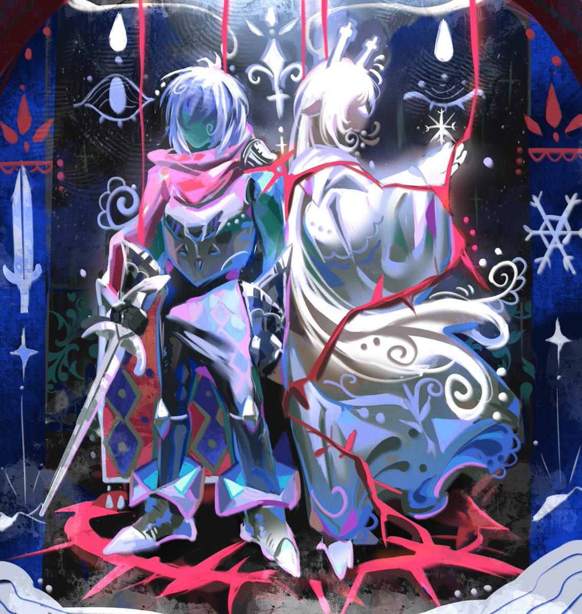 Can7bfi's tweet photo. #deltarune 🗡️❄️ https://t.co/WHodf3j4Uq