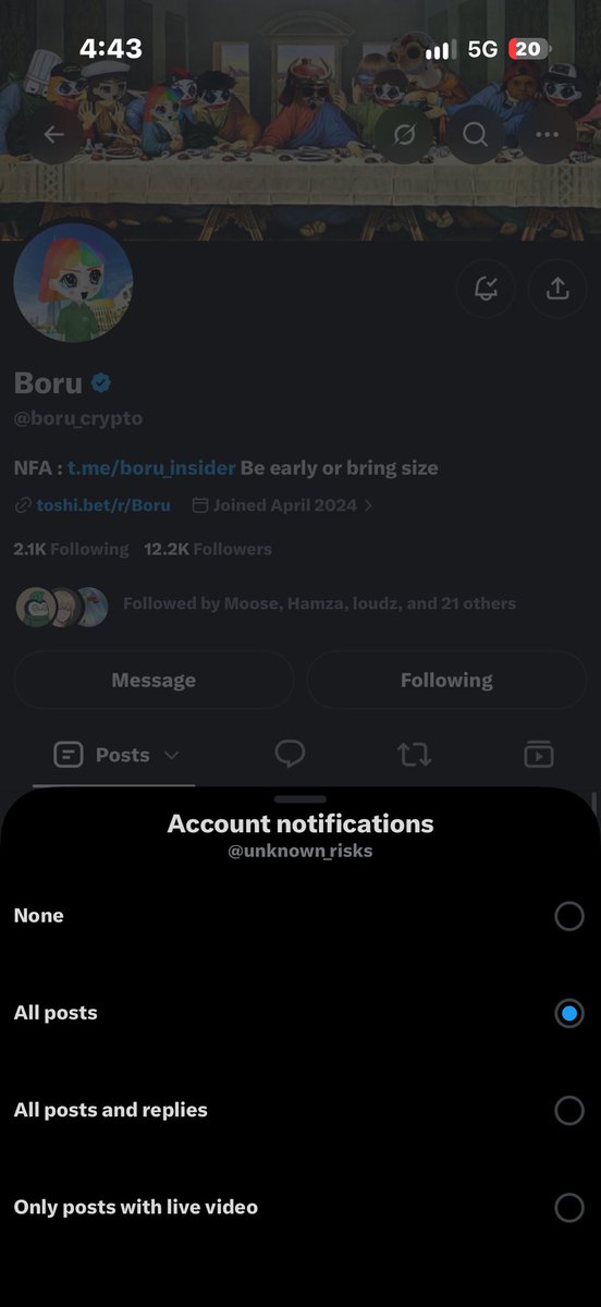 unknown_risks's tweet photo. @boru_crypto @youngjazzeth Been following you guys, just turned notifications on! 

5yHiZrHpRtuoVDMeXzgaSNHJ7EfRzBXfzroG9cXBqFRf https://t.co/en57fXbgvi
