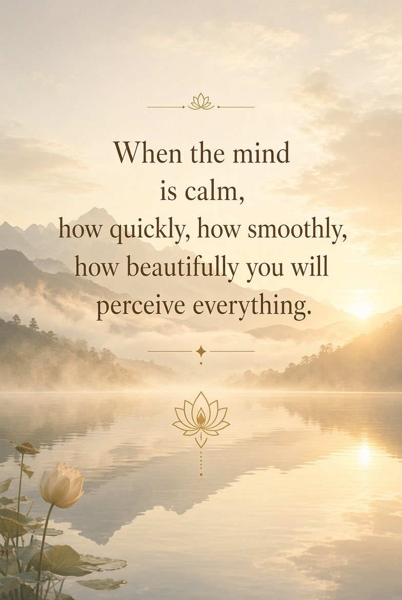 DivineDiscipl's tweet photo. When the mind is calm, how quickly, how smoothly, how beautifully you will perceive everything 🤍
#Kriya #Yogananda #Stillness #Presence #Soul #DivineDiscipline #InnerPeace #Meditation https://t.co/2AnWxipTCo