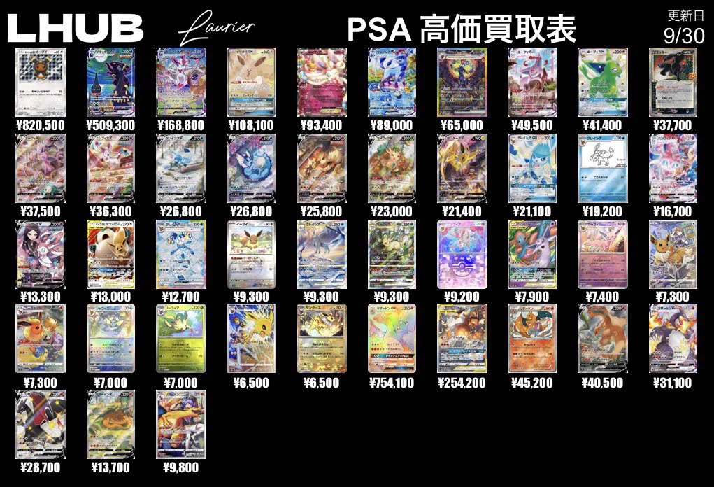 PSA10 AR CHR まとめ売り　ホエルオー他被り無し LHUB大阪(ルーブ) on X: 