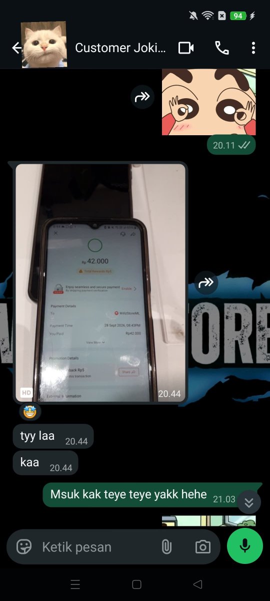 willzstoreml's tweet photo. 30-09-2026 
Testimoni Joki Akun Mythic Grading 6x 
Mythic ⭐ 0 Ke Mythic ⭐ 11
Req : Mid

Yang mau Joki ML / Joki Akun Bisa Langsung WA ya :
Epic 4K / ⭐
Legend 5K / ⭐
Mythic 7,5K / ⭐ https://t.co/bYZGLmg1JN