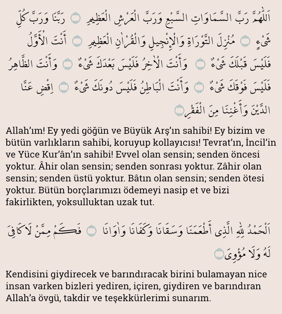 ahmedbulut's tweet photo. Amin ya Rabb

Efendimizin sav öğrettiği dualardan

Not: Dualar @serveryayinlari #dua kitabından alınmıştır.

#duâ #zikir #ibadet #evradışerife https://t.co/pfCDYjDOw1