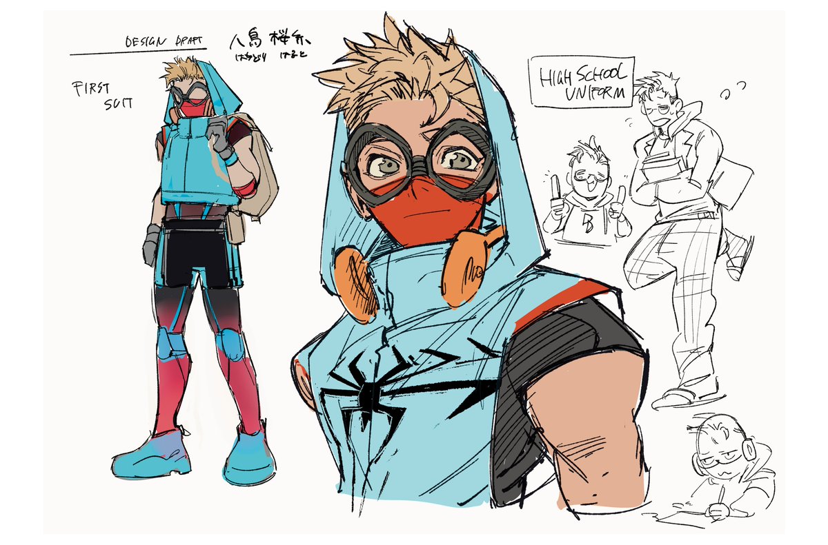 KAI_YOU_ed's tweet photo. マーベル×KADOKAWA、新作『スパイダーマン』漫画を発表　主人公は渋谷の男子高校生
https://t.co/TepvgZ0vR6 

作者は本家マーベルで作画を担当するtokitokoroさん。コンセプトアートにはデアデビルやパニッシャーの姿も。山田リューセイさんによる『スパイダーグウェン』と共に2026年中に連載開始🕷️ https://t.co/HzXHhnYZQZ