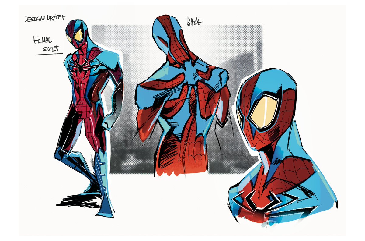 KAI_YOU_ed's tweet photo. マーベル×KADOKAWA、新作『スパイダーマン』漫画を発表　主人公は渋谷の男子高校生
https://t.co/TepvgZ0vR6 

作者は本家マーベルで作画を担当するtokitokoroさん。コンセプトアートにはデアデビルやパニッシャーの姿も。山田リューセイさんによる『スパイダーグウェン』と共に2026年中に連載開始🕷️ https://t.co/HzXHhnYZQZ