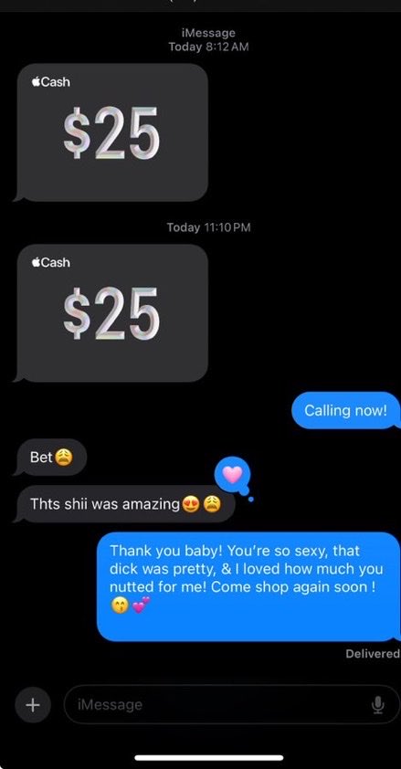 Caitlenbriaaaaa's tweet photo. Ahhh! Another satisfied supporter from my “Twerk Facetimes” 💕💕😩 https://t.co/eSZFREcpWt