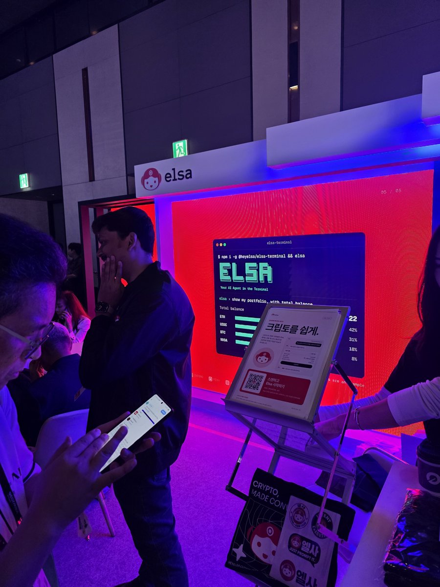 cubiqo's tweet photo. Elsa at KBW2026 #HEYELSA https://t.co/I91tJu1HvF