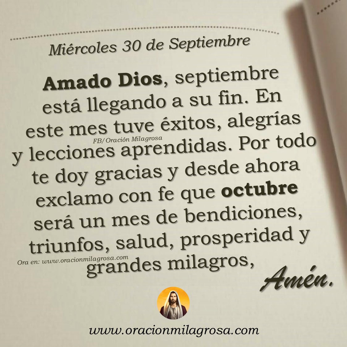 oracion_milagro's tweet photo. Oración para el miércoles 30 de septiembre de 2026: https://t.co/G2lUfbTsIG ✨