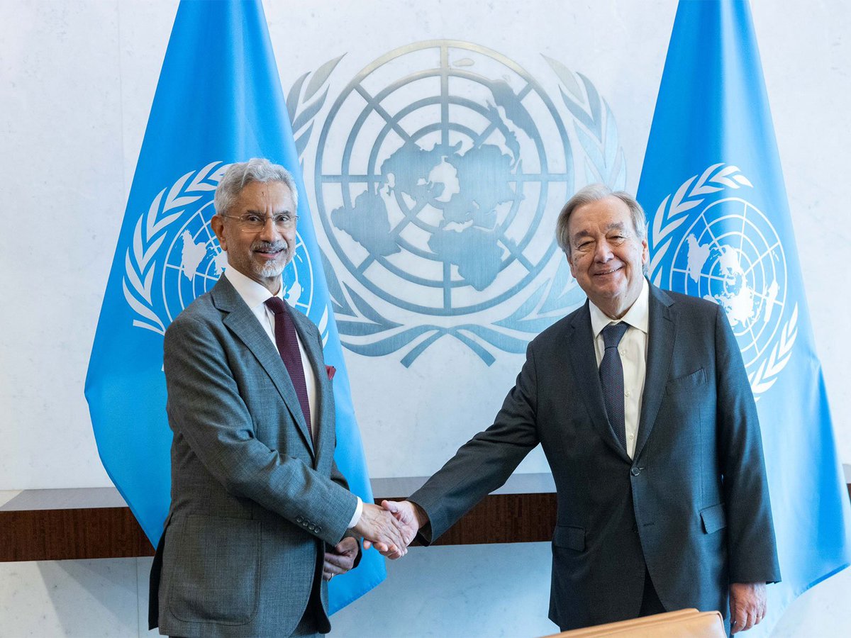 ani_digital's tweet photo. "Need to mitigate" impact of ongoing conflicts, "especially on Global South”: EAM Jaishankar after meeting UN chief Guterres
#EAM #Jaishankar #UN #Guterres
Read @ANI Story| https://t.co/SM1CiCncdQ https://t.co/hBykbzuVNt