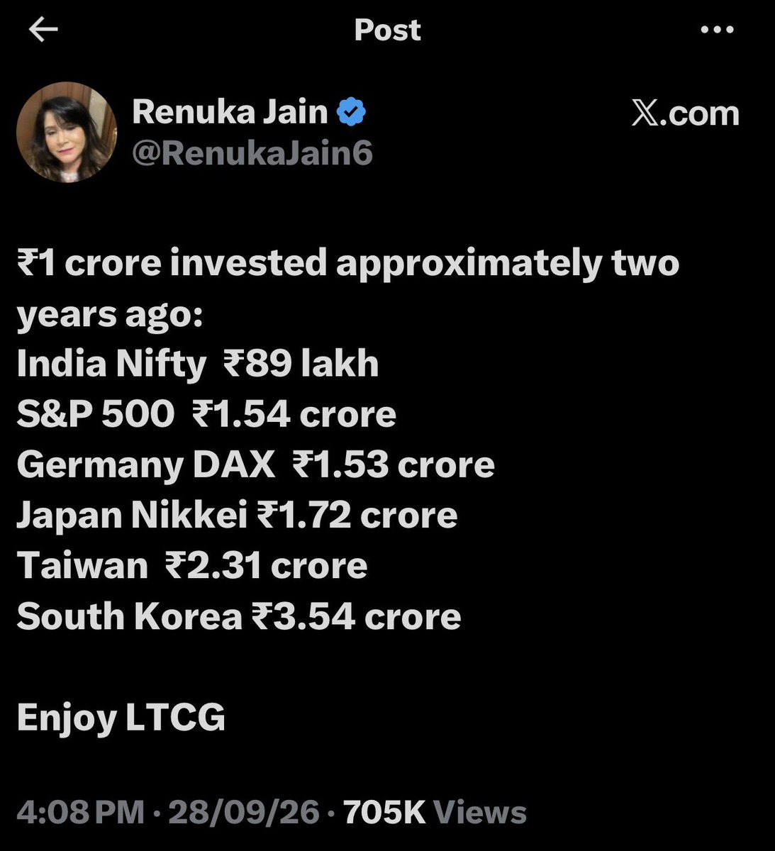 TheDeshBhakt's tweet photo. People like @RenukaJain6 must be exposed😡 She has no sense of nationalism or what work Modi Ji has done for the masses.
Just because HER money is getting burnt in the stock market she’s taunting Govt. Of India and LTGC!!
We really don’t deserve u Modi Ji😢 
- #BhaktBanerjee https://t.co/RITadfuIBJ