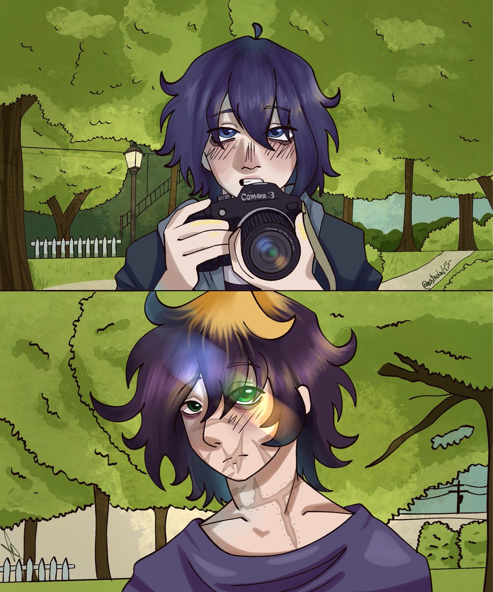 astrioloaf's tweet photo. The light in your eyes 
Toshiroku drawing I did a while ago
#oc #ocart #gay https://t.co/f2Trsj7PQQ