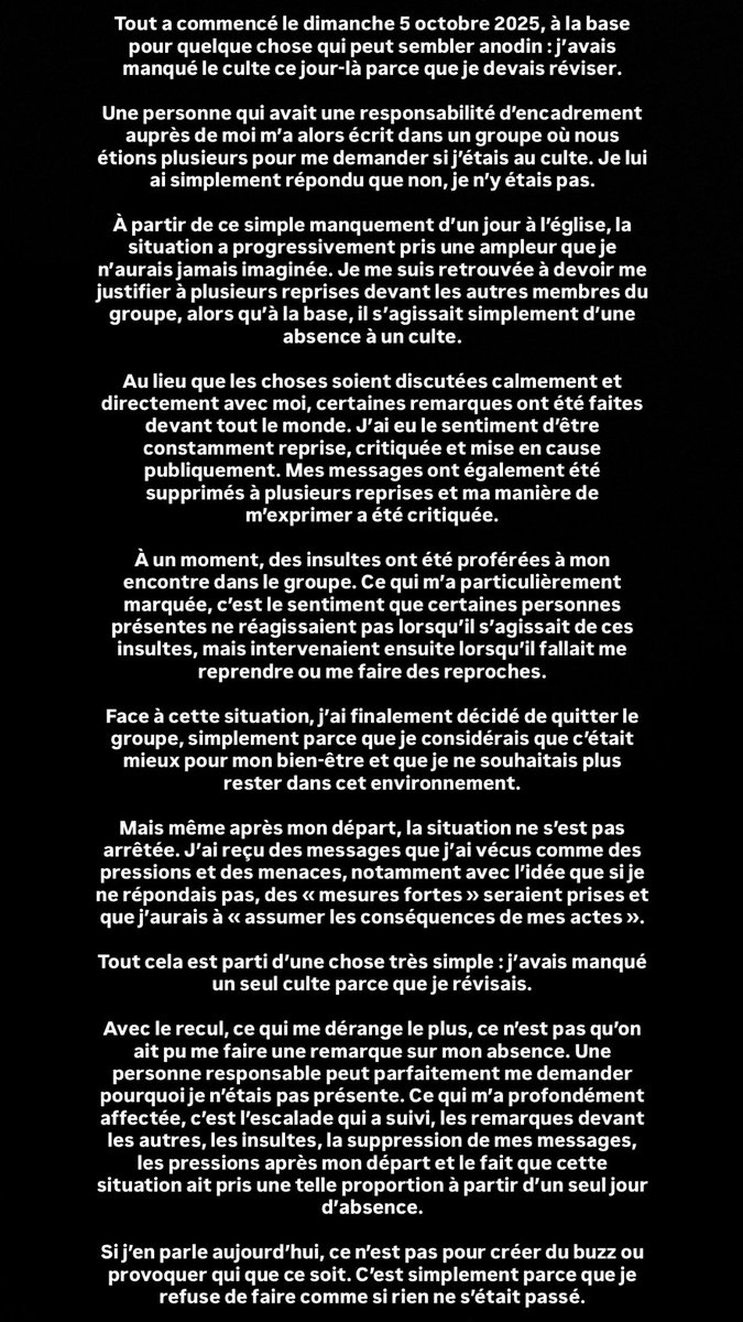 inconnu9444's tweet photo. Je parle une fois pas deux fois, et vaux mieux j’me tais sur cette église je balance juste les fait et jmet les fait. https://t.co/rB6RdzMPQv